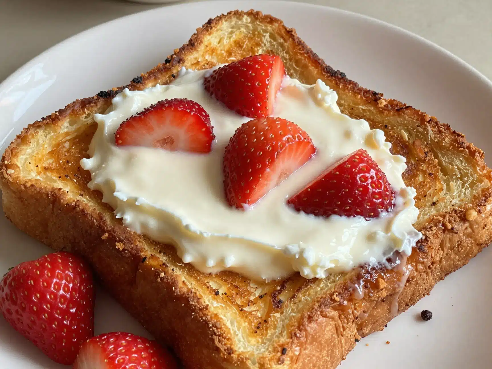 Strawberry Cream Cheese French Toast