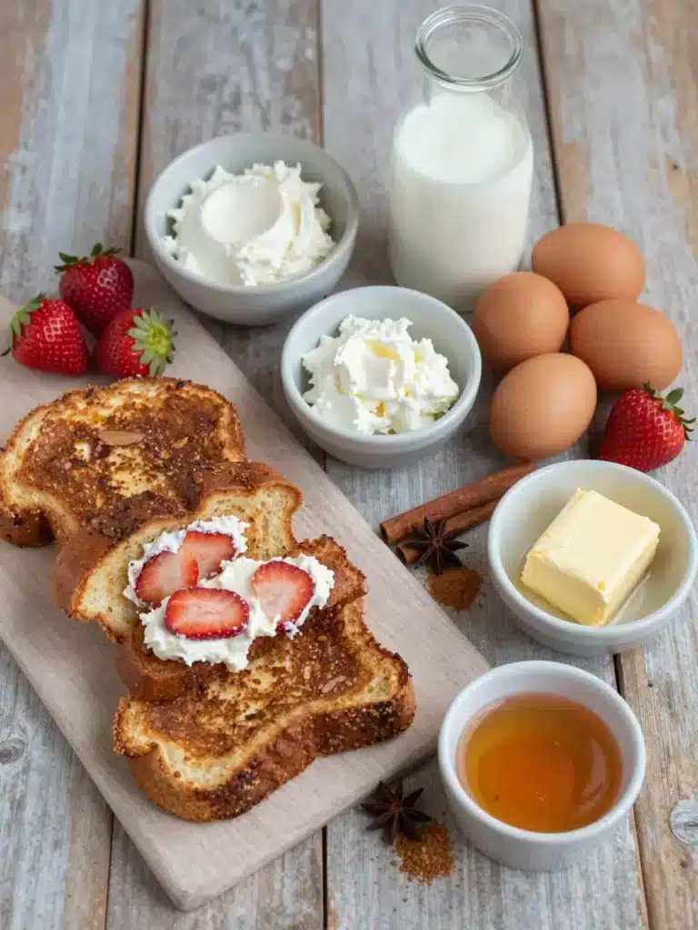 Strawberry Cream Cheese French Toast