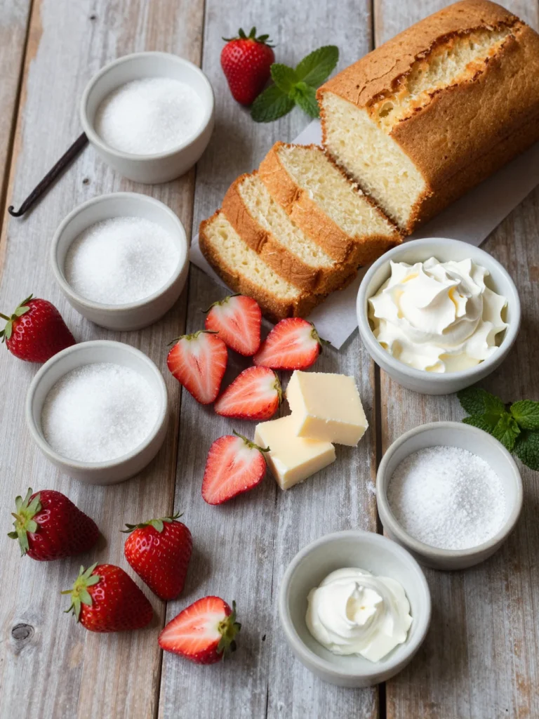 Strawberry Shortcake Trifle