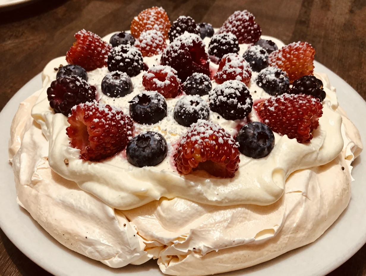 Summer Berry Pavlova