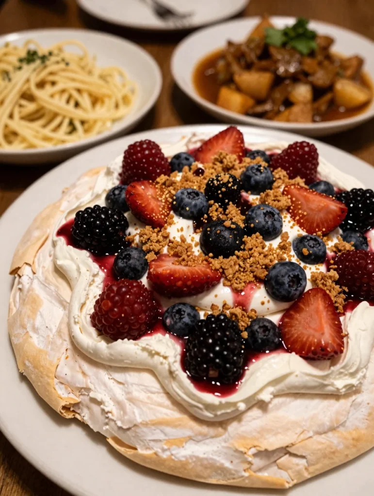 Summer Berry Pavlova