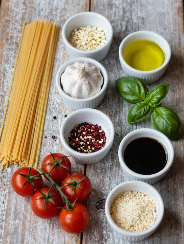 Summer Pasta with Burst Tomatoes