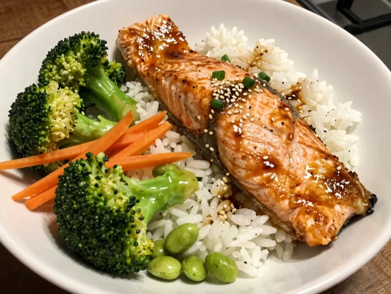 Teriyaki Salmon Bowl