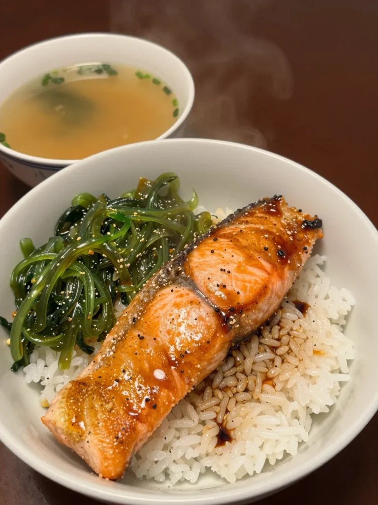 Teriyaki Salmon Bowl
