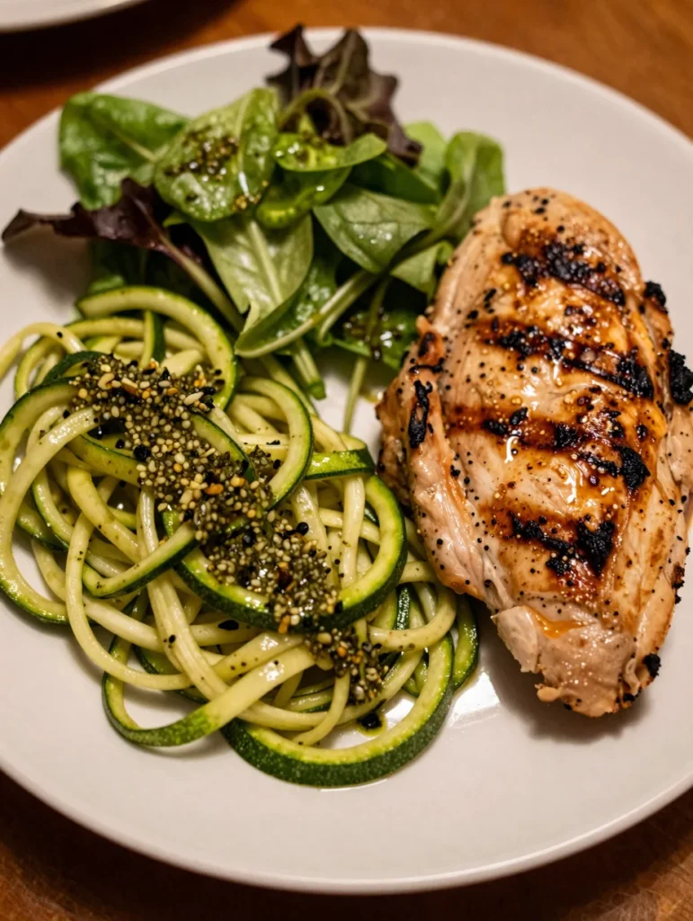 Zucchini Noodles with Pesto